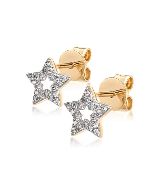 Серьги из золота с бриллиантами