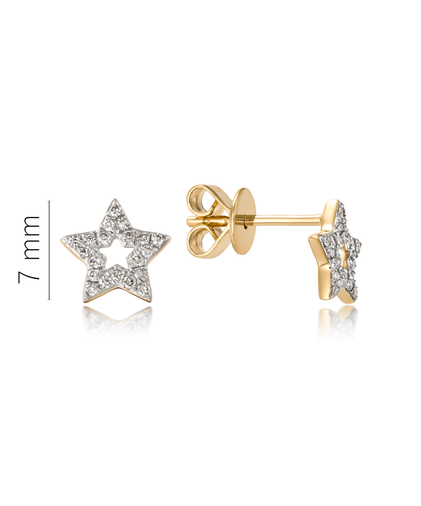 Серьги из золота с бриллиантами