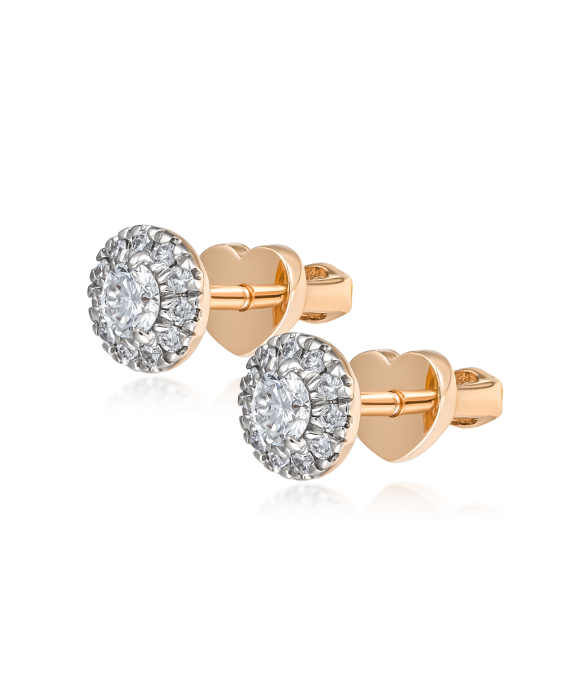 Kuldkõrvarõngad teemanditega