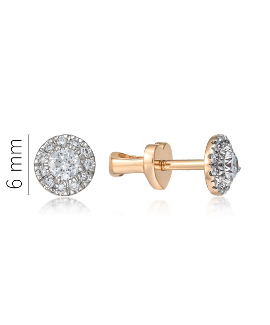 Kuldkõrvarõngad teemanditega