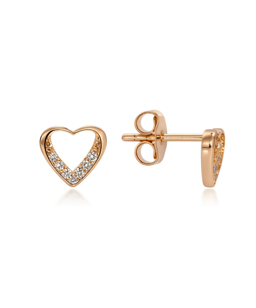 Kuldkõrvarõngad tsirkoonidega