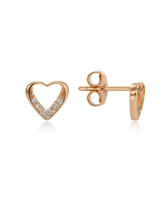 Kuldkõrvarõngad tsirkoonidega