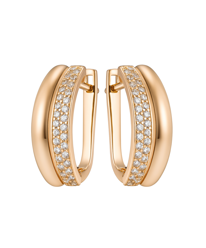 Kuldkõrvarõngad tsirkoonidega