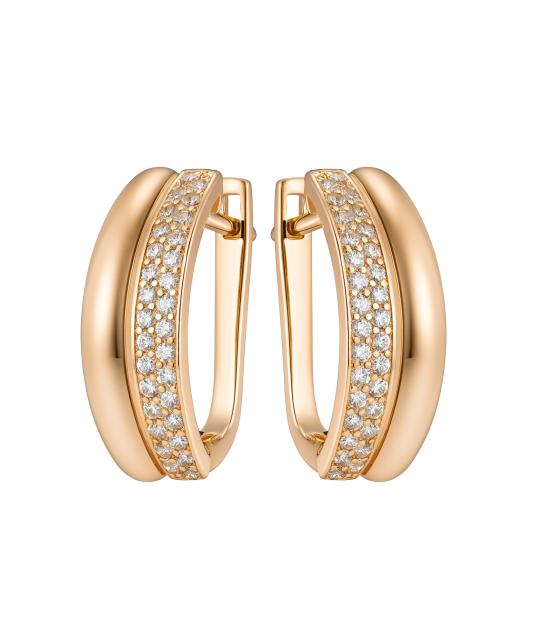 Kuldkõrvarõngad tsirkoonidega