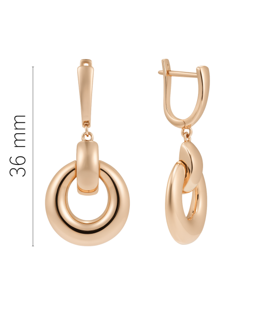 Золотые серьги