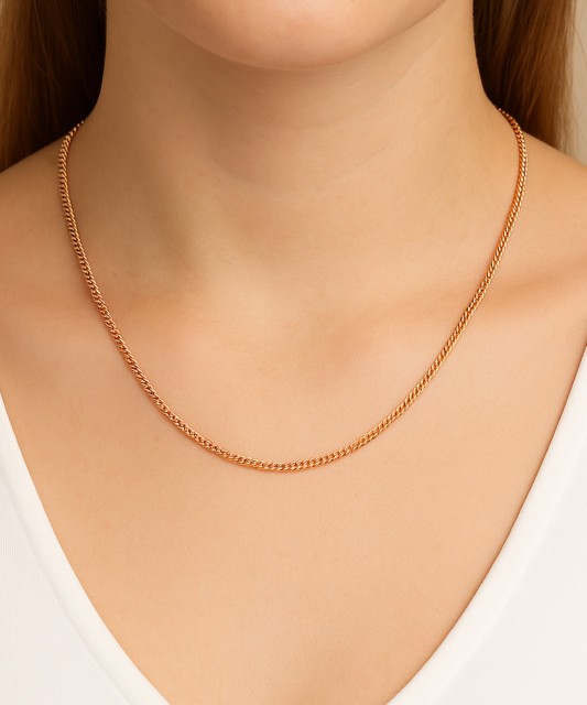 Kuldkett "Curb" 4.2mm Goldinga CURB42MM