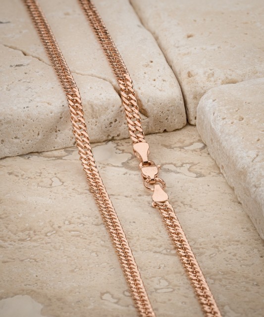 Kuldkett "Curb" 3.1mm-st