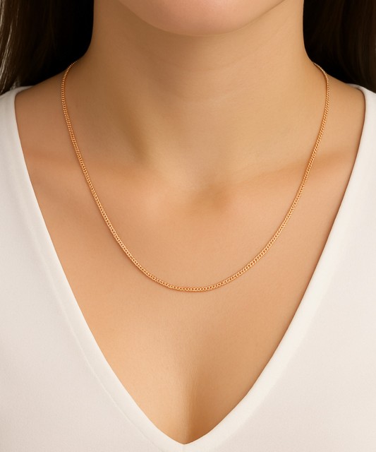 Kuldkett "Curb" 3.1mm-st