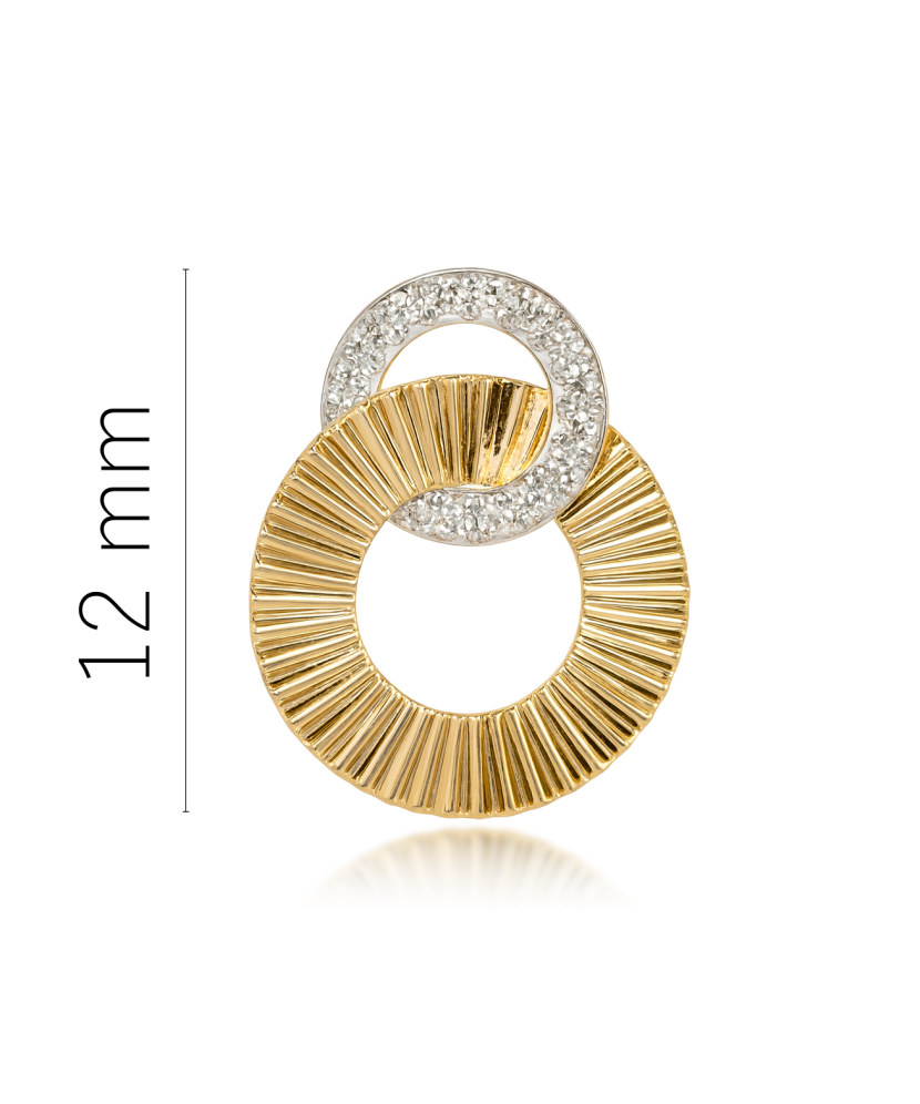 Kollasest Kullast Ripats Teemantidega