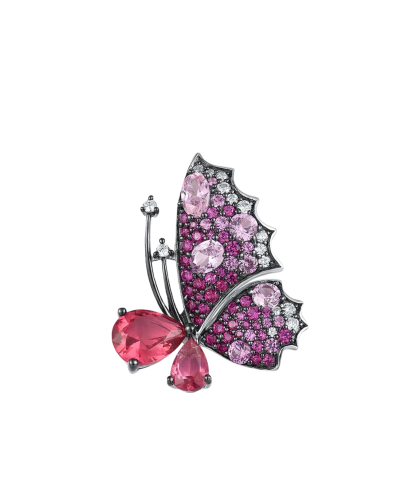 Hõbedast ripats nano-rubiinide ja spinellidega