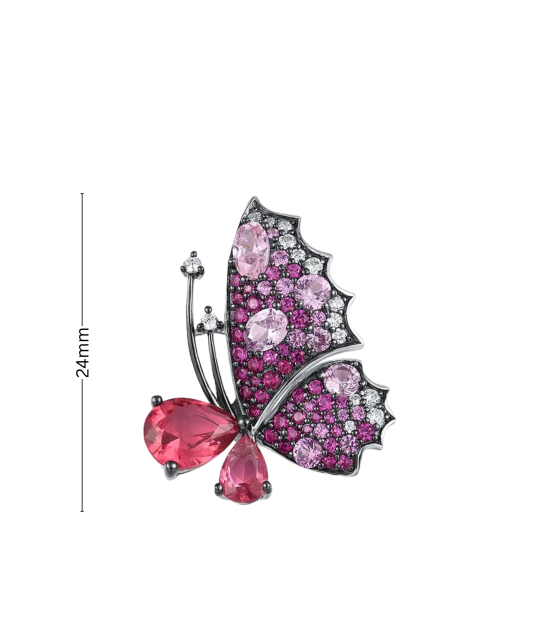 Hõbedast ripats nano-rubiinide ja spinellidega