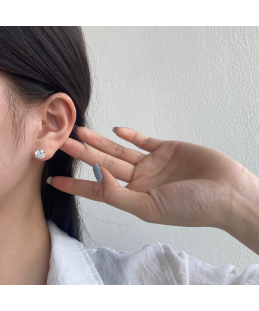 Kullatud hõbekõrvarõngad tsirkoonidega