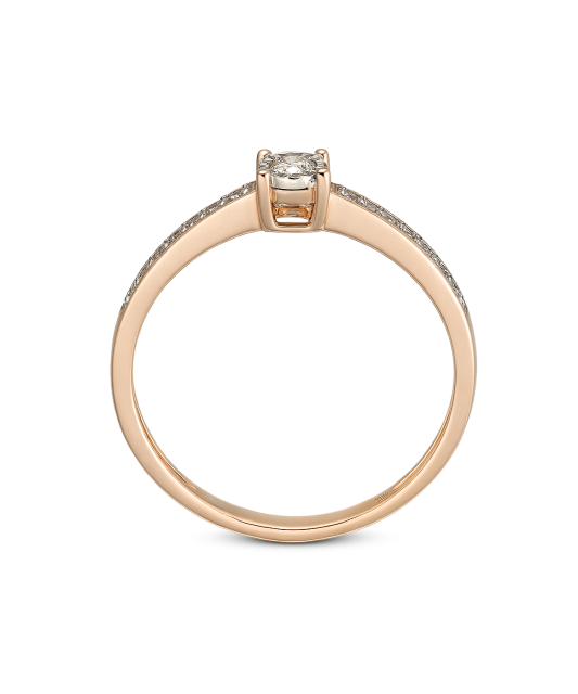 Kuldsõrmus teemanditega