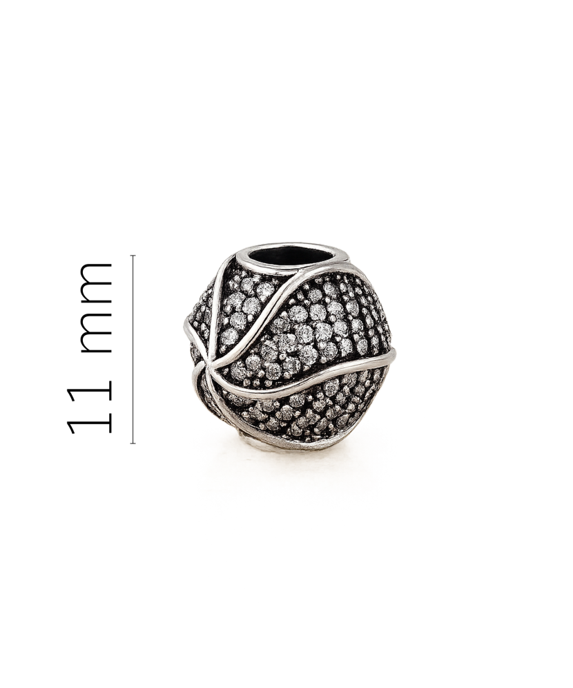 Kullatud hõberipats tsirkoonidega "Vaadike"