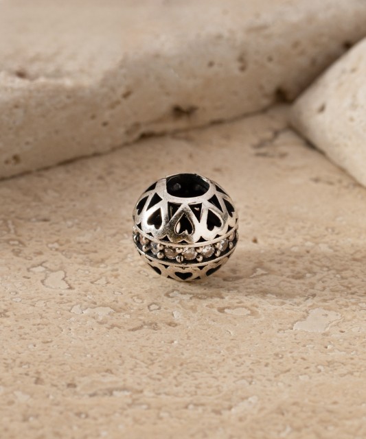 Kullatud hõberipats tsirkoonidega "Vaadike"