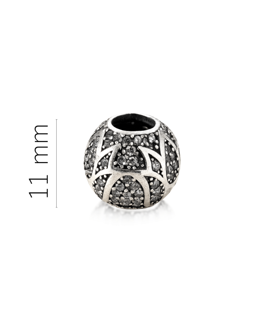 Kullatud hõberipats tsirkoonidega "Vaadike"