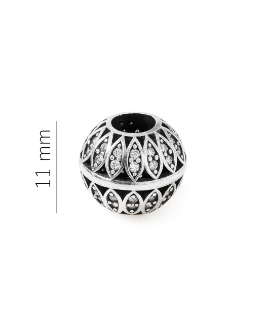 Kullatud hõberipats tsirkoonidega "Vaadike"