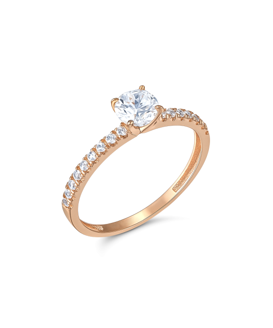 Kuldsõrmus tsirkoonidega