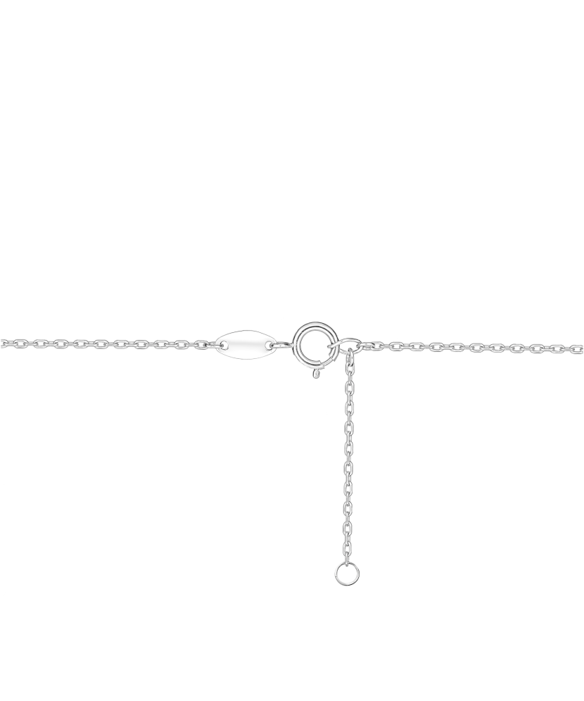 Kuldne kaelakee tsirkooniumist südame ripatsiga