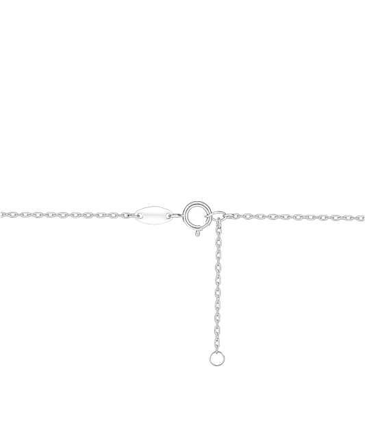 Kuldne kaelakee tsirkooniumist südame ripatsiga