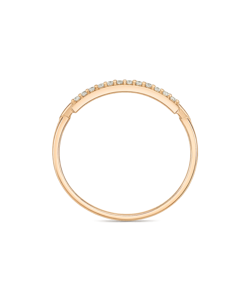 Kuldsõrmus tsirkoonidega