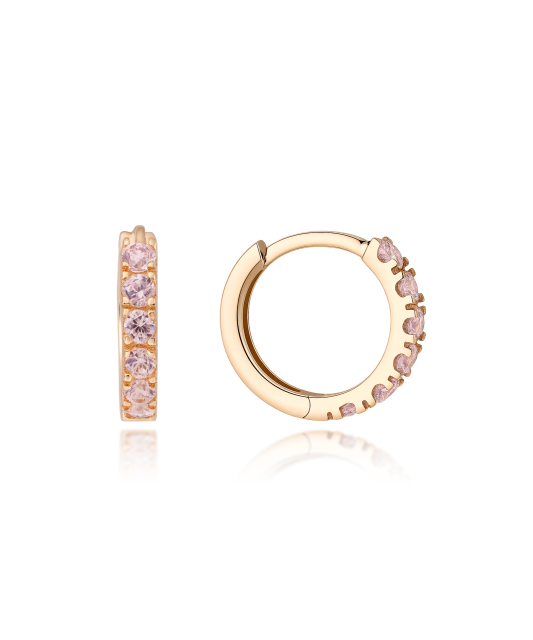 Kuldkõrvarõngad tsirkoonidega