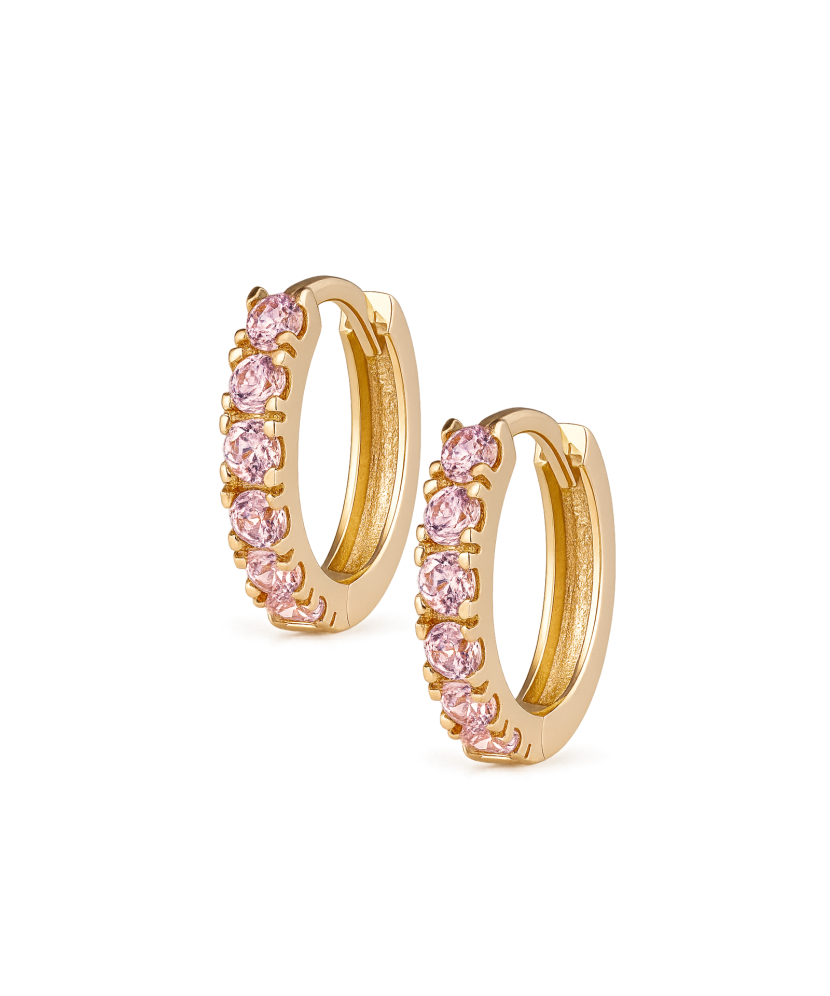 Kuldkõrvarõngad tsirkoonidega