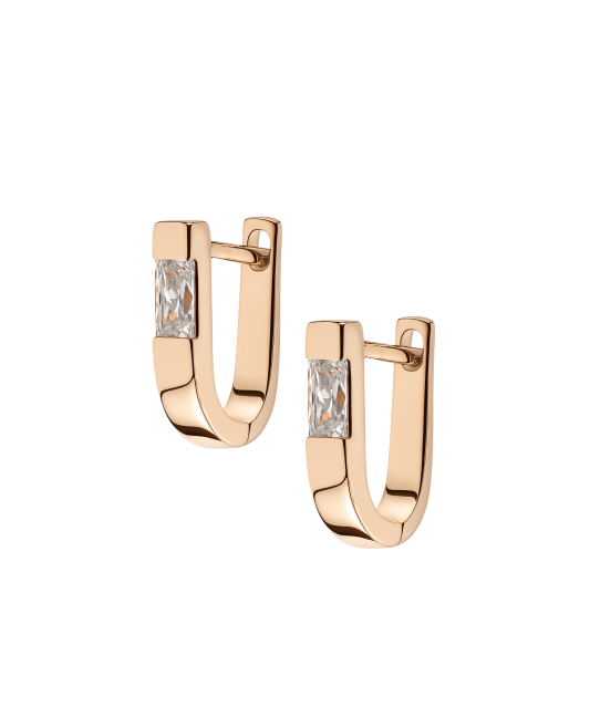 Kuldkõrvarõngad tsirkoonidega