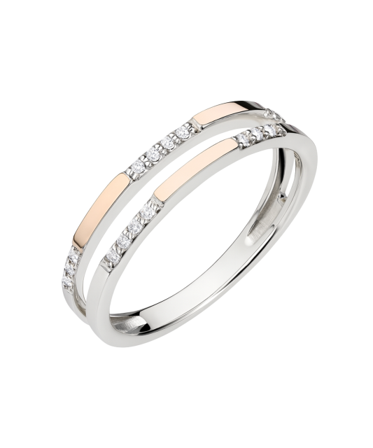 Hõbesõrmus kullatud tsirkoonidega