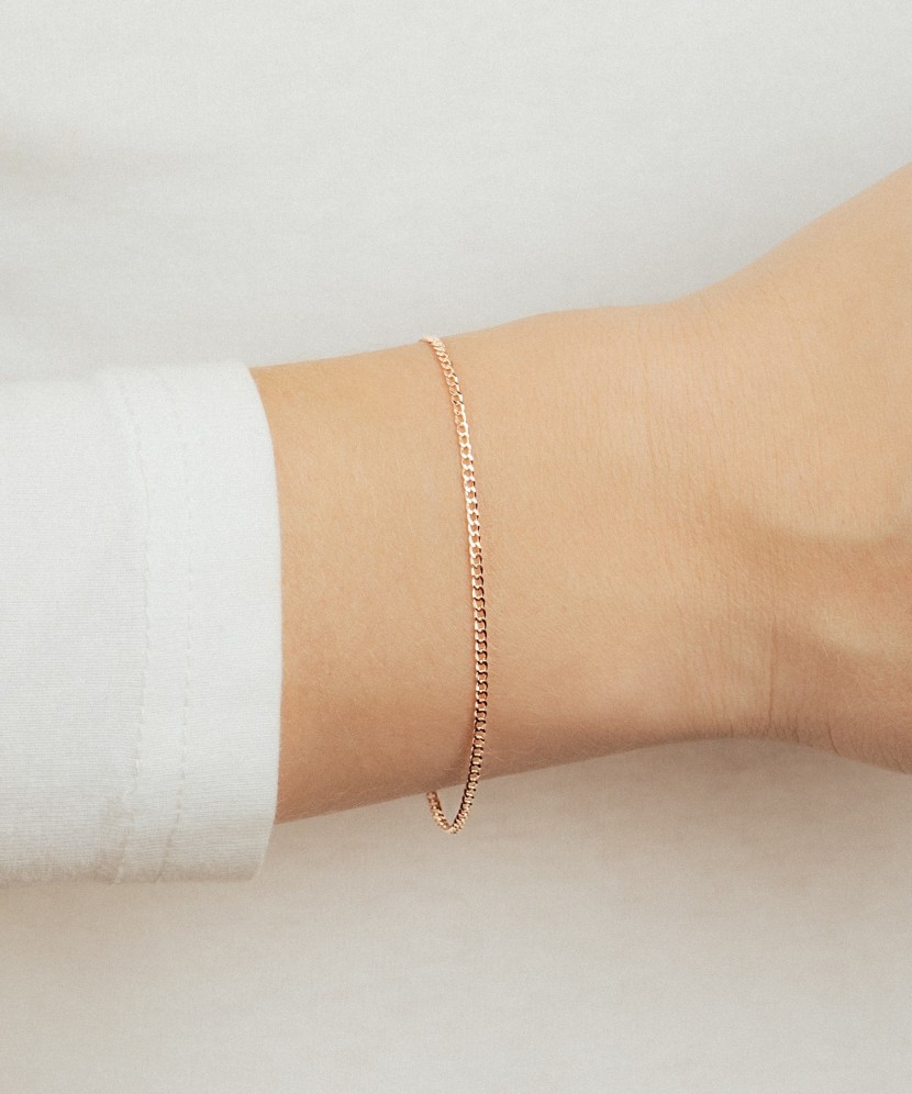 Kuldkäevõru "Curb" 1.6mm