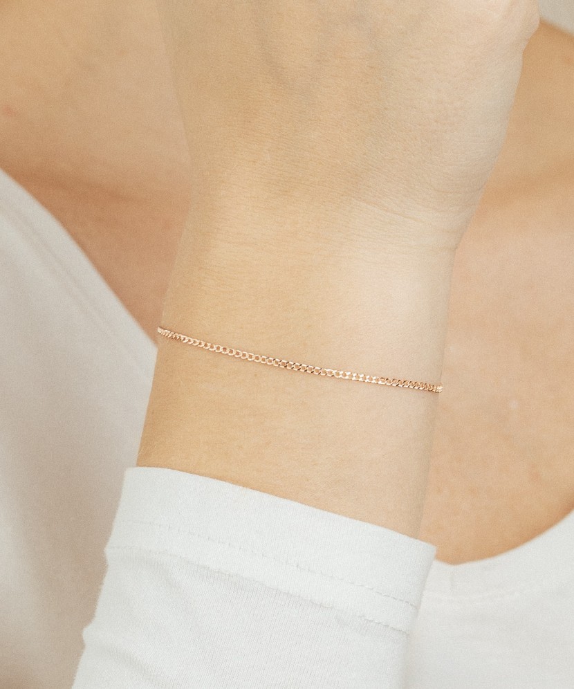 Kuldkäevõru "Curb" 1.6mm