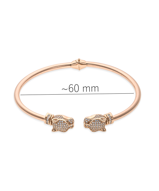 Золотой браслет с цирконами