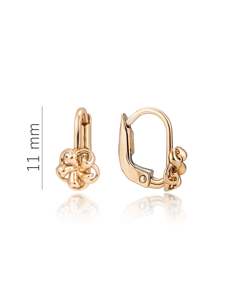 Kuldkõrvarõngad "Lilleke" Goldinga 00595