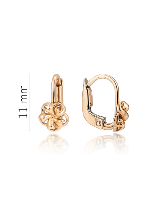 Золотые серьги "Цветочек"