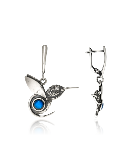 Hõbekõrvarõngad pärlmutriga