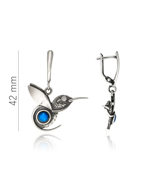 Hõbekõrvarõngad pärlmutriga