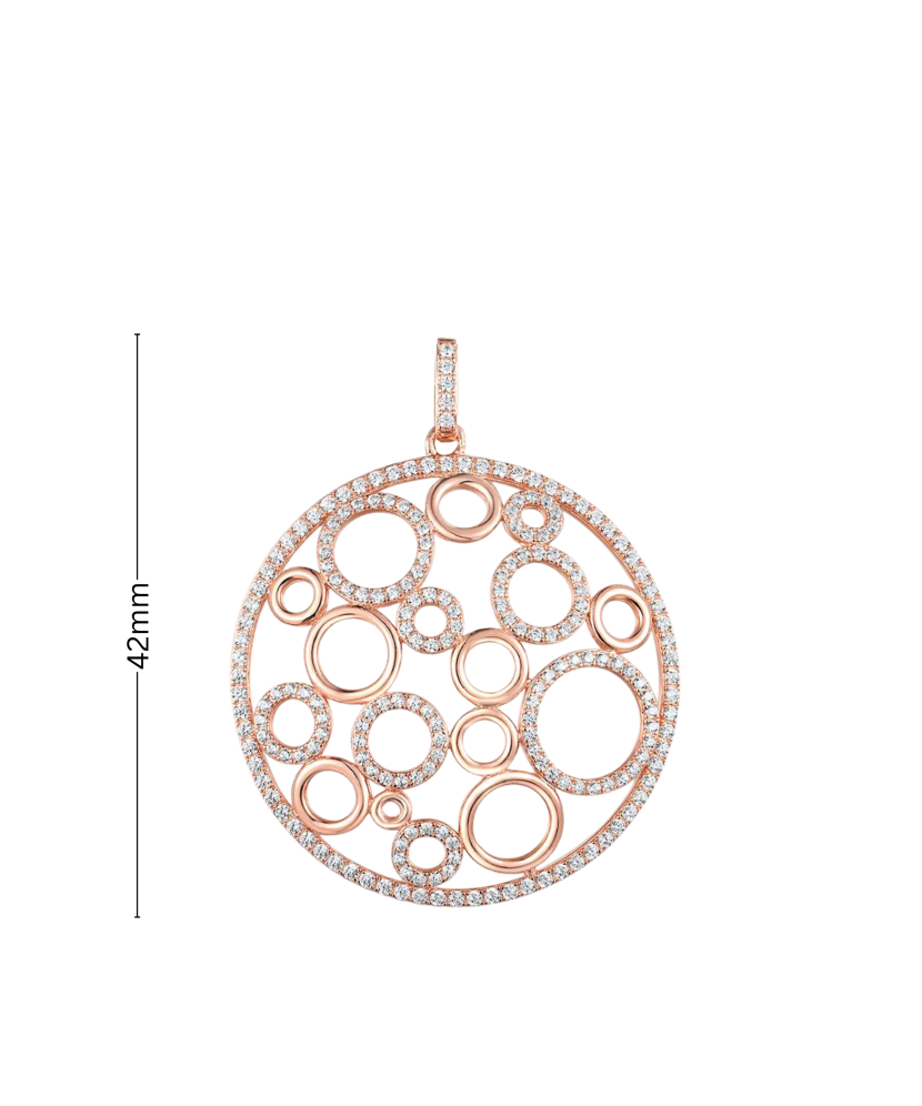 Kullatud hõberipats tsirkoonidega