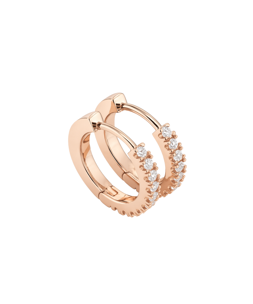 Золотые серьги с бриллиантами