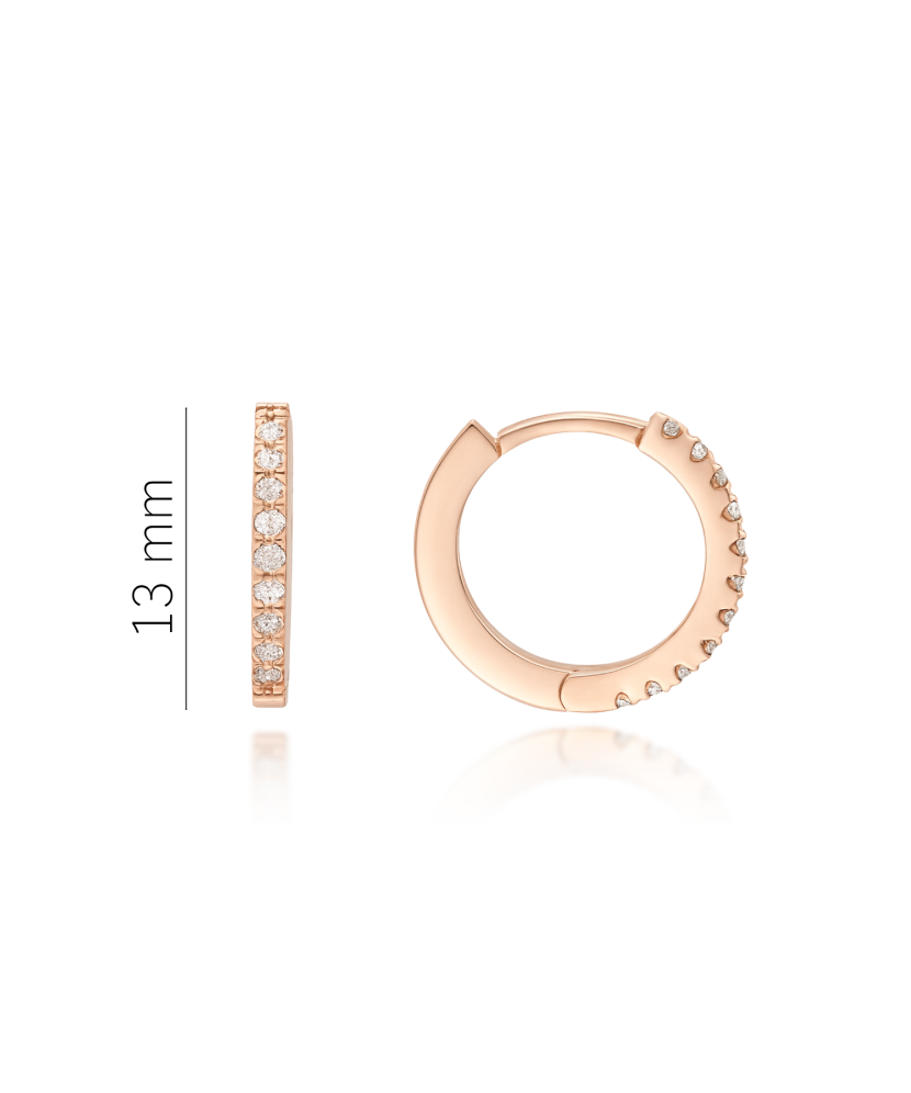 Kuldkõrvarõngad briljantidega