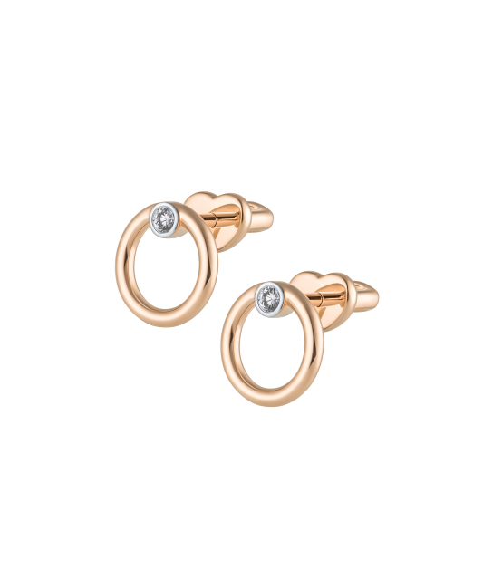 Kuldkõrvarõngad briljantidega