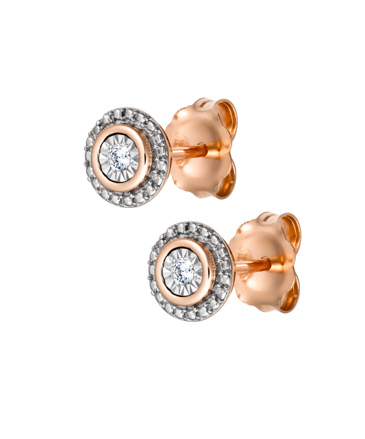 Kuldkõrvarõngad teemanditega