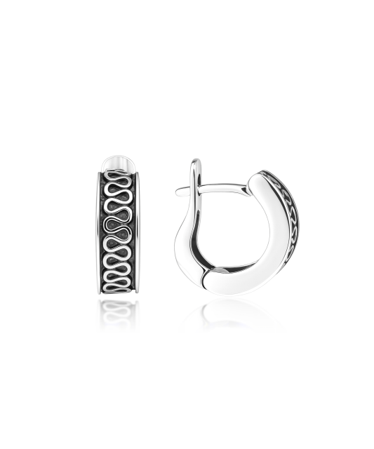 Серьги из серебра