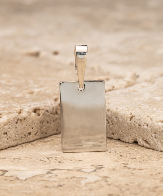 Подвеска из серебра "Пластина"