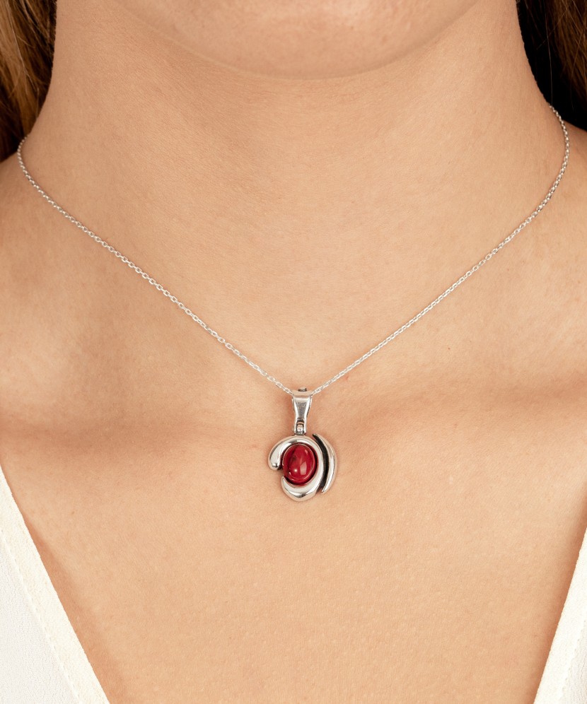 Hõberipats koralliga