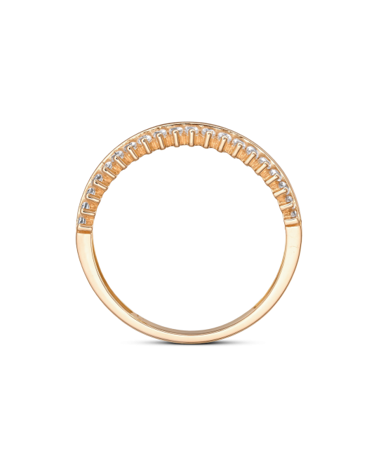 Kuldsõrmus tsirkoonidega