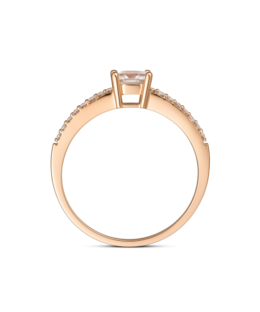 Kuldsõrmus tsirkoonidega