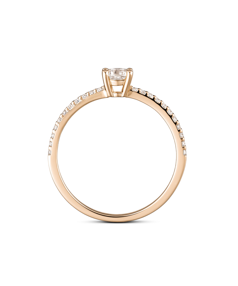 Kuldsõrmus tsirkoonidega