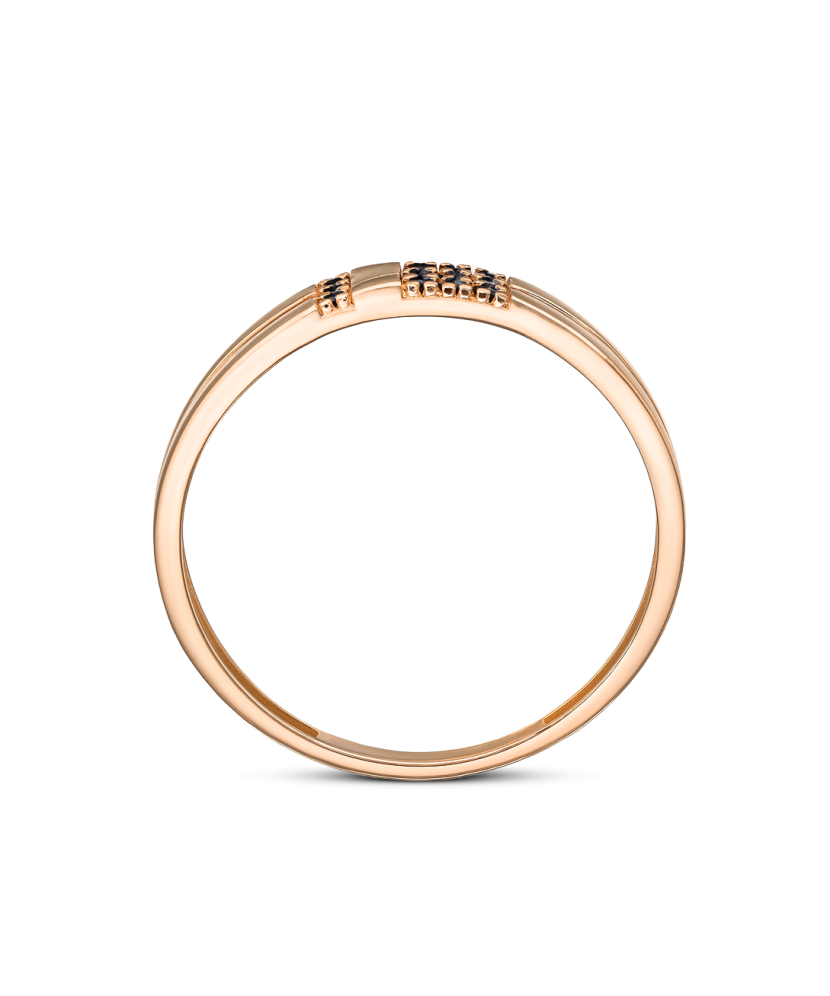 Золотое кольцо с цирконами