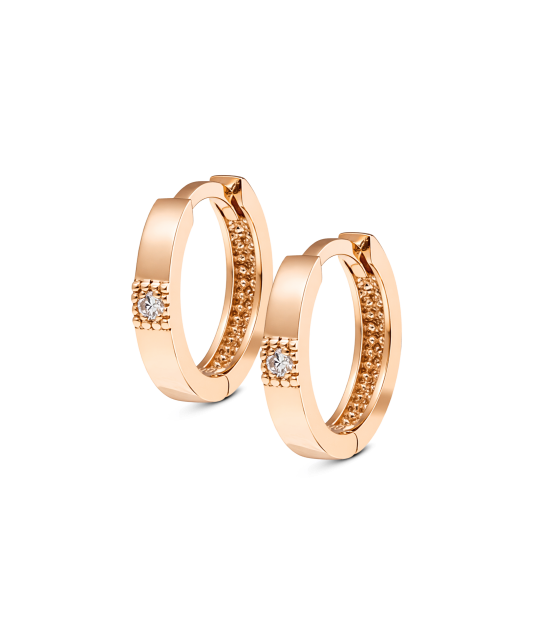 Kuldkõrvarõngad teemanditega