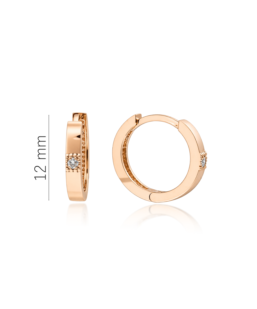 Kuldkõrvarõngad teemanditega